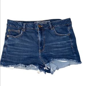 American Eagle Outfitter super stretch high rise shortie shorts 16